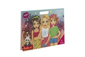 Papier, Fotopapier und Etiketten - Creative Craft Group BESTIES Coloring book 26*35.5cm. 25 sheets+sticks - 140004