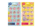 Hobby-Zubehör - Creative Craft Group BESTIES Stickers 3D with glitter 12 pcs. - 140013