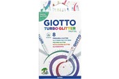 Hobby-Zubehör - Giotto Turbo Glitter Glitter markers 8 pcs PASTEL - 426300