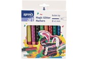 Hobby-Zubehör - SPREE Magic Markers Glitter 9+1 colors - 58028