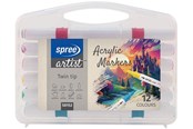 Hobby-Zubehör - SPREE Acrylic TWIN MARKER 12 pcs. - 58152