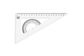 Hobby-Zubehör - SPREE Triangle with protractor. 30-60-90-90 215mm - 78010