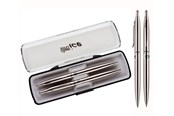 Utensilien zum Schreiben und Zeichnen - CENTRUM Ballpoint pen/pencil steel. In gift box - 80535