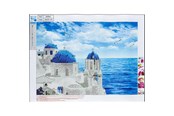 Hobby-Zubehör - CENTRUM Diamond Painting 30*40cm. HOUSES AND SEA - 80890
