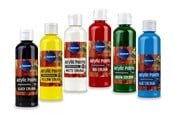 Hobby-Zubehör - CENTRUM Acrylic color 120ml. bottle. WHITE - 80923