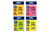 Papier, Fotopapier und Etiketten - CENTRUM Notes self-adhesive 76*76mm ass. neon color. - 82210
