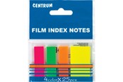 Papier, Fotopapier und Etiketten - CENTRUM Indeksfaner 45*12 45*25mm 4 neonfrv. - 82216
