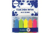 Hobby-Zubehör - CENTRUM Indeksfaner 45*12mm 5 neonfarver ass. - 83506