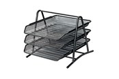 Hobby-Zubehör - SPREE Metal letter tray set 3 bk. BLACK - 84130