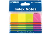 Papier, Fotopapier und Etiketten - CENTRUM StickNotes paper 4*100 pcs. ass. neon - 85385