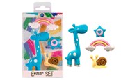 Utensilien zum Schreiben und Zeichnen - CENTRUM Eraser set GIRAF 4 pieces in box - 89555
