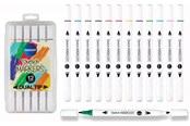 Hobby-Zubehör - CENTRUM TWIN MARKERS 12 stk. etui - 89700