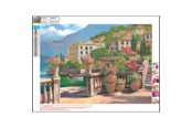 Hobby-Zubehör - CENTRUM Diamond Painting 30*40cm. Lake bank with houses - 89754