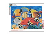 Hobby-Zubehör - CENTRUM Diamond Painting 40*50cm. FISH - 89758