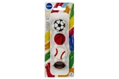 Utensilien zum Schreiben und Zeichnen - CENTRUM Eraser balls 4 pcs. on blister card. - 89807