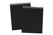 Papier, Fotopapier und Etiketten - BRIGHTOFFICE College block A6. LIN. BLACK PP 100 sheets - 97354