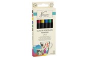 Hobby-Zubehör - Creative Craft Group Tusser til porcelæn og glas 6 stk - AR0138/GE
