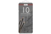 Hobby-Zubehör - Creative Craft Group Drawing pencils 6B-4H 10 pcs in metal box - AR0209/GE
