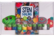 Hobby-Zubehör - Hobby Mate Stone paint 10*30ml METALLIC colors - HOBBY1398