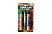 Hobby-Zubehör - Hobby Mate Stone paint 3*30ml. Light brown-Brown-Salmon. - HOBBY842