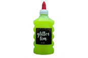 Hobby-Zubehör - Hobby Mate Glitter Glue Pastel YELLOW 177 ml - Lim07
