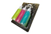 Hobby-Zubehör - Hobby Mate Glitter Glue Laser 6*23g. Pastel colors. - Lim119