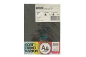 Papier, Fotopapier und Etiketten - Hobby Mate Cardboard A4 220g. 10 sheets BLACK - OFF1128
