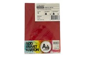 Papier, Fotopapier und Etiketten - Hobby Mate Cardboard A4 220g. 10 sheets RED - OFF1132
