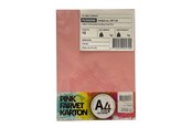 Papier, Fotopapier und Etiketten - Hobby Mate Cardboard A4 220g. 10 sheets PINK - OFF1134