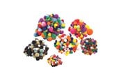 Kunst & Handwerk Ausstattung - Colorations - Colored Pompoms 700pcs. - CHPOMPAC