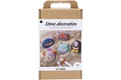 Kunst & Handwerk Ausstattung - Creativ Company - Hobby set Stone decoration Craft set - 977677
