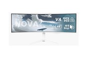 Monitor - 49" Arozzi Nova 49” Curved computer monitor - AZ-NO-49TUW165-WT