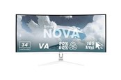 Monitor - 34" Arozzi Nova 34″ Curved computer monitor - AZ-NO-34T2K165-WT