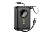Powerbank (Akku) - Dudao K14 10000mAh power bank with USB-C / Lightning cables - black Powerbank (Akku) - schwarz - 10000 mAh - 6977196681549