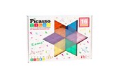 Bausets - Selecta Play - PicassoTiles Geometry - Magnetic Building Tiles 16pcs. - PT16