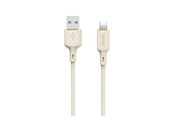 USB Kabel - Dudao L7SL USB-A - Lightning 5A cable 1m - beige - 6976625331048