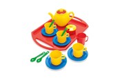 Spielküche & Zubehör - Dantoy Tea set on tray in net 18 pcs - 4335