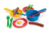 Spielküche & Zubehör - Dantoy Sausage set in net 13 pcs - 4234