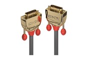 Display Kabel - Lindy Gold - DVI cable - DVI-D to DVI-D - 50 cm - 36200