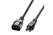 Stromkabel (Extern) - Lindy C5 to C14 Mains Cable - 2m - 30341