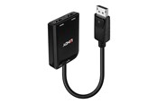 Display Kabel - Lindy - video/audio splitter - MST hub DisplayPort - 2 ports - 38433