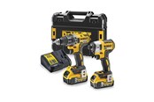 Schraub/Bohrmaschinen - Dewalt DCK268P2T-QW Power Screwdriver/Impact Driver - DCK268P2T-QW