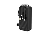 Powerbank (Akku) - Dudao K11 Max Powerbank with Built-in Cables Powerbank (Akku) - schwarz - 30000 mAh - 6977196681914