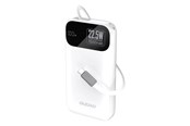 Powerbank (Akku) - Dudao K31 10000 mAh 22.5W PD Powerbank with Built-in Cable - White Powerbank (Akku) - Weiß - 10000 mAh - 6977196682003