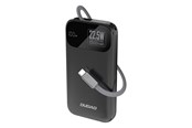 Powerbank (Akku) - Dudao K31 10000 mAh 22.5W PD Powerbank with Built-in Cable - Black Powerbank (Akku) - schwarz - 10000 mAh - 6977196682362
