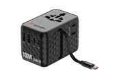 Handys - Adapter und Ladegeräte - Verbatim Charge ’n’ Travel 100W Travel Adapter w/ Cable Bla - 30191
