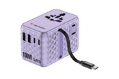 Handys - Adapter und Ladegeräte - Verbatim Charge ’n’ Travel 100W Travel Adapter w/ Cable Pur - 30193