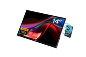 Bildschirm - 14" Verbatim Portable Touchscreen Monitor Light 14" Full HD 1080p & Wireless Power Supply - 32088
