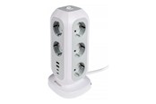 Stromkabel (Extern) - Verbatim EUPT-01 - power strip - 15-in-1 European multi plug extension - 3600 Watt - 49547