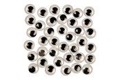 Kunst & Handwerk Ausstattung - Creativ Company - Wiggle Eyes Non-Adhesive 12mm 1000pcs. - 501121